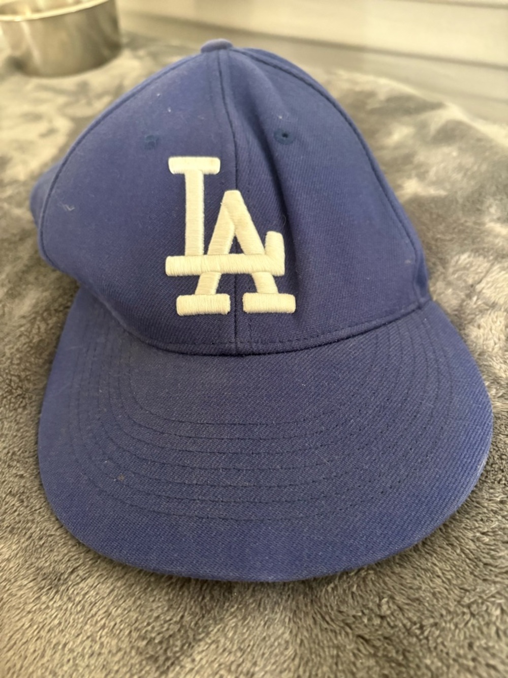 MLB Los Angeles Dodgers Navy Blue Cap with White LA Logo